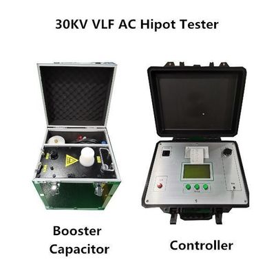 Penguji Tegangan Tahan AC Vlf 30-80kv Frekuensi Keluaran 0.05Hz Dapat Disesuaikan