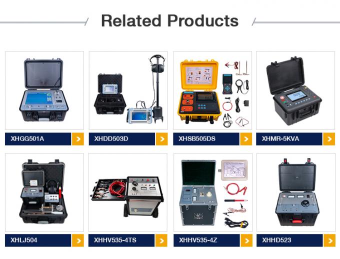 XHSC-60Q Digital Burn Through Bridge Untuk lokasi kesalahan kabel Burn Through / Bridge / Diagnosis Cerdas 7