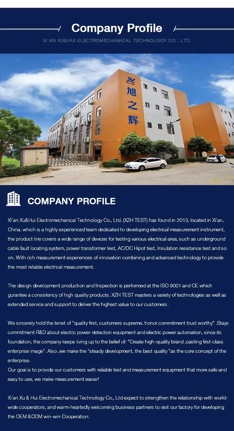 Metode jembatan HV 7500V Penguji kesalahan kabel listrik luar 4