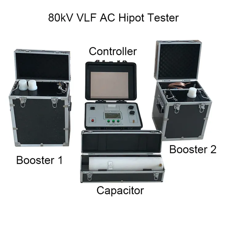 Kabel Tegangan Tinggi AC Hipot Tester Vlf 80kv untuk Industri Listrik 0