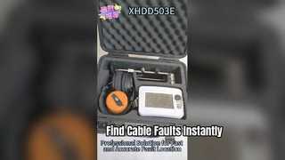 XHDD503E Cable Fault Locator Pengujian Bawah Tanah Yang Tepat